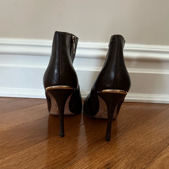 COACH Woman’s Brown Leather Heeled Booties - Picture 5 of 7